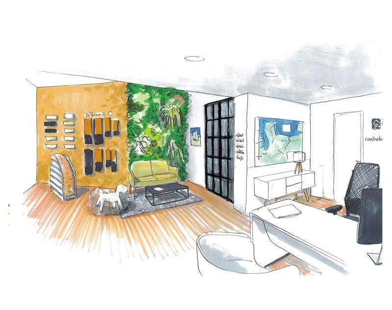 Projet aménagement NMI caen entrée