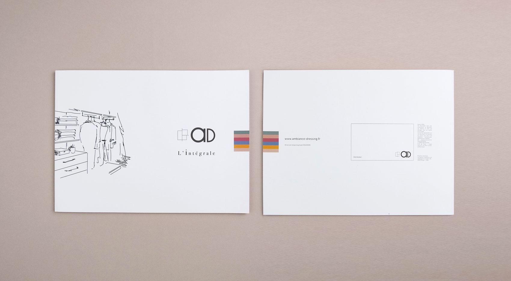 Couverture et quatrième de couverture du catalogue AD 2023 